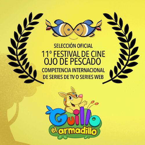 Poster Guillo el Armadillo 11 Festival Ojo de Pescado